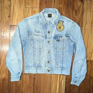 Lee 1950's Distressed Sanforized Denim Jacket (S)